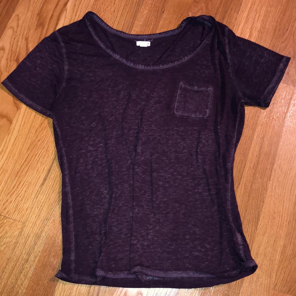 Purple tee
